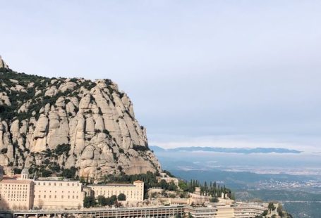 Montserrat - Scenic View of Buildings on the Mountain